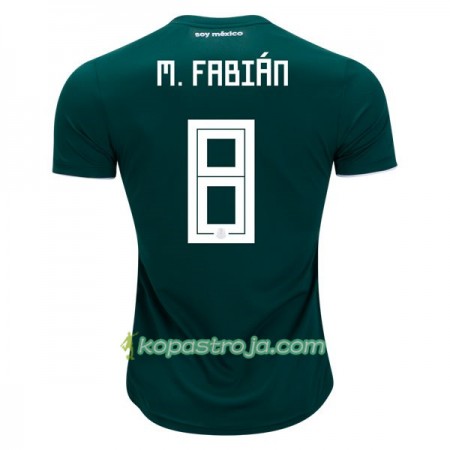 Billiga Fotbollströjor Mexiko M.Fabian 8 VM 2018 Hemma tröja